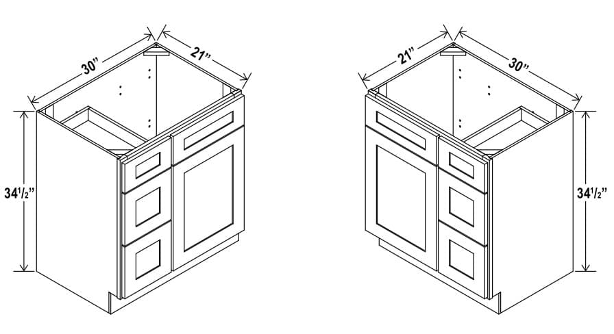 Shaker Ashton Green - V3021DR