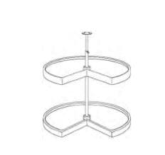 Charleston Saddle-Chrome Tray 33