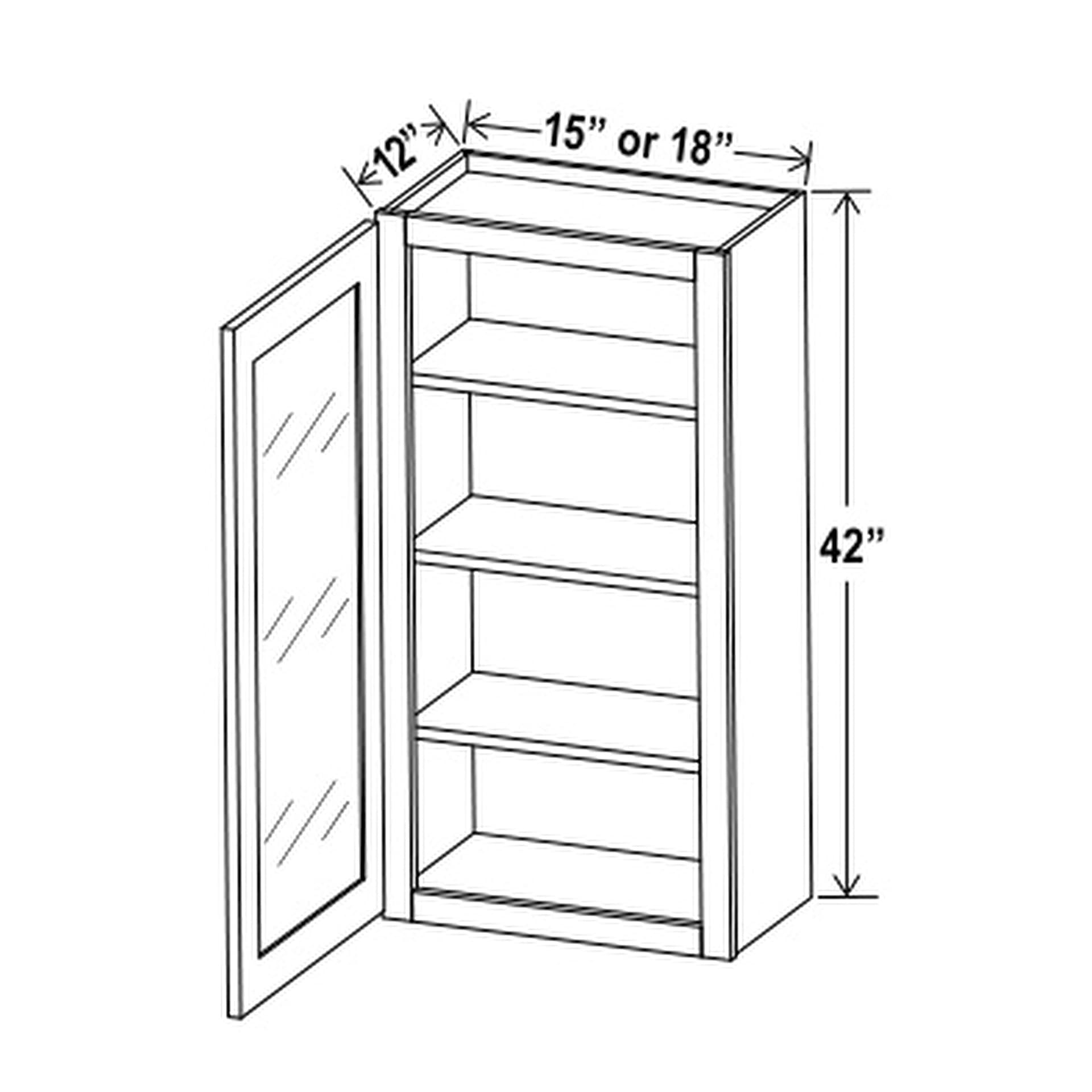 Shaker Rustic Wood - W1542GD
